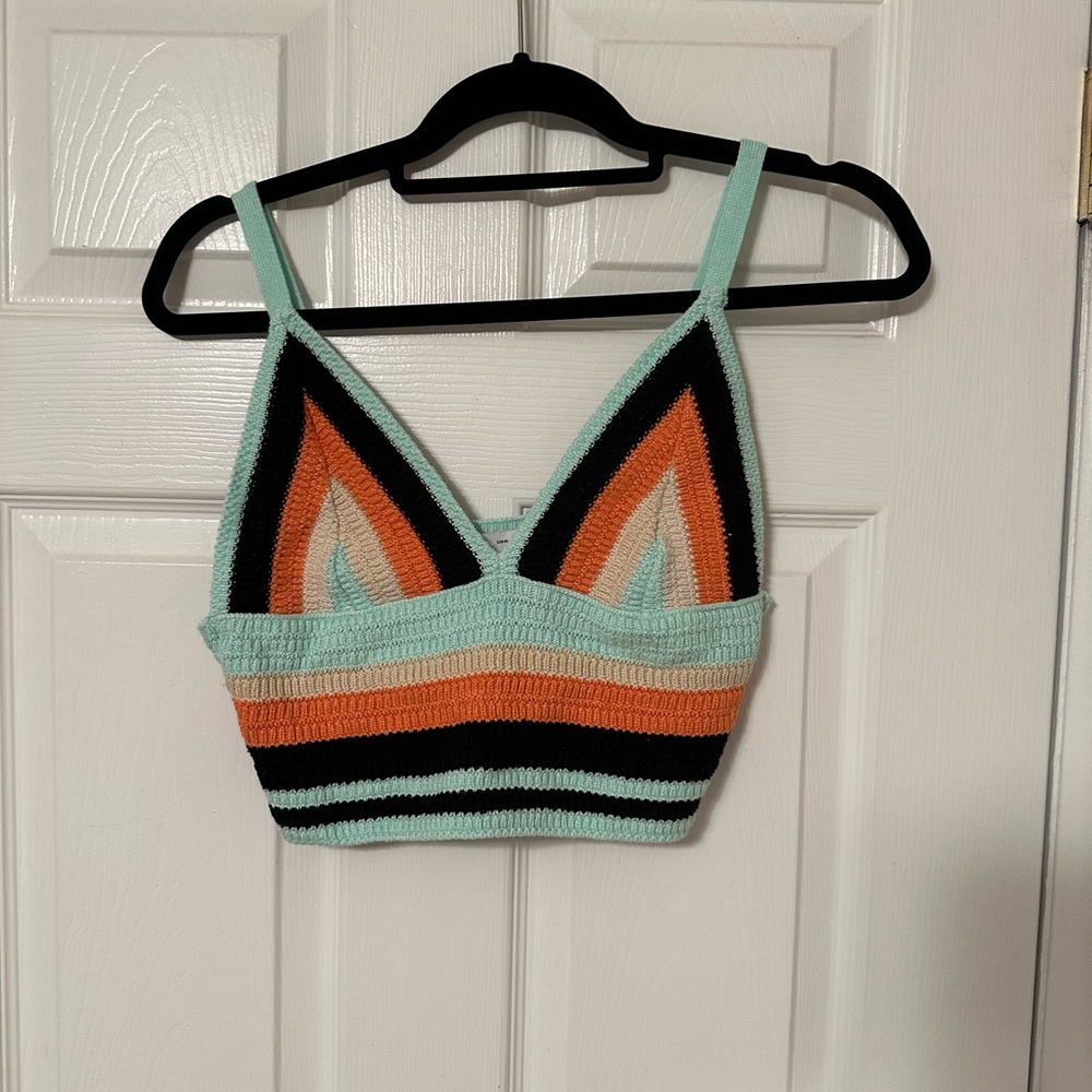 Zara crochet top